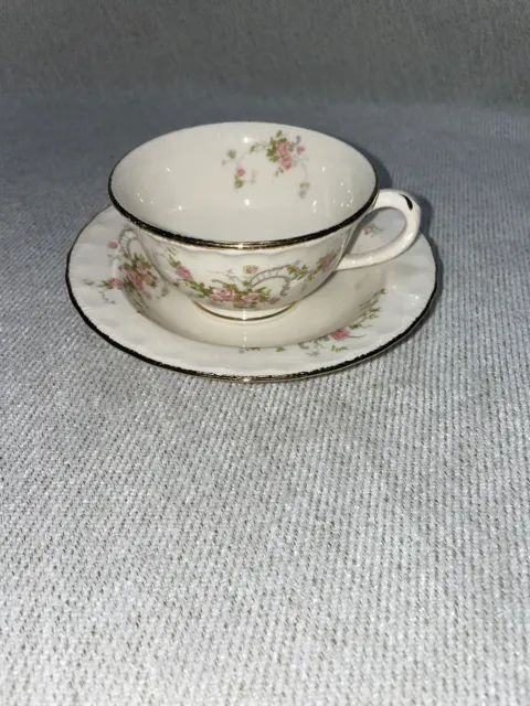 Popegosser China Placesetting, Teacup Saucer Plate Bowl