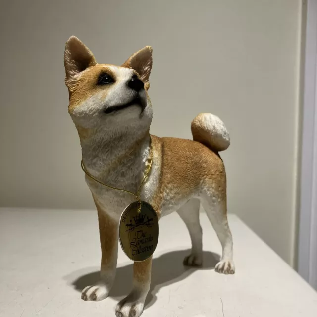 Leonardo Akita dog figurine new In box