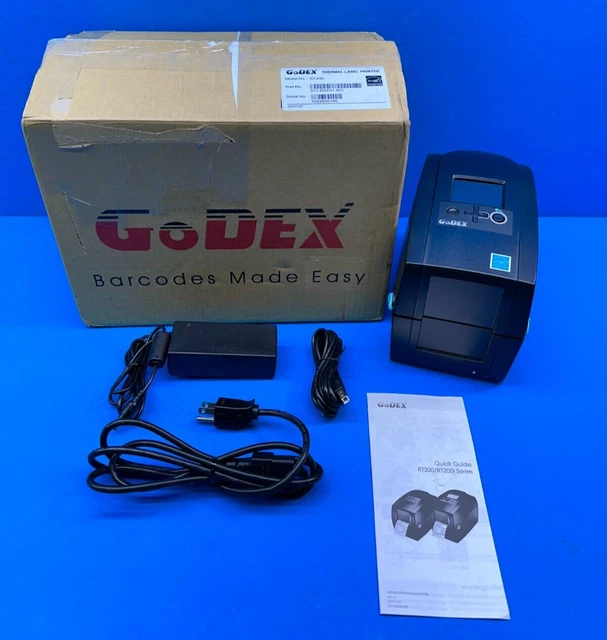 GoDex RT200i Black Thermal Transfer Barcode Label Printer 011-R2iF01-001