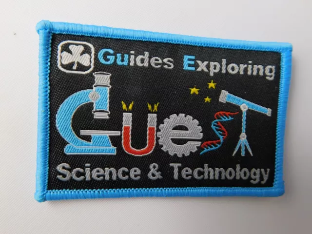 Girl Guides Canada Patch Guest Science Technology Exploring Badge Collector