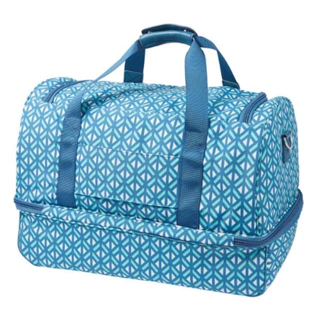 Samantha Brown To-Go Zipper Compartment Weekender Luggage Bag - Orchid Camo 2