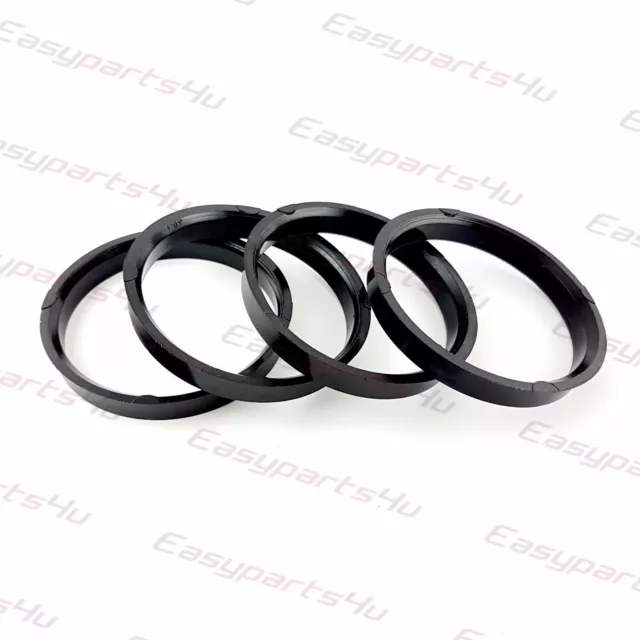 4x Spigot Rings 66,1  mm - 60,1 mm Conversion spigot rings for alloy wheels