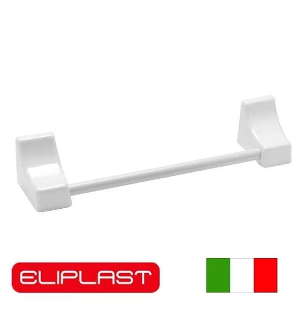 Porta Asciugamani Da Bagno Portasciugamani Da Parete In Plastica Bianco Eliplast