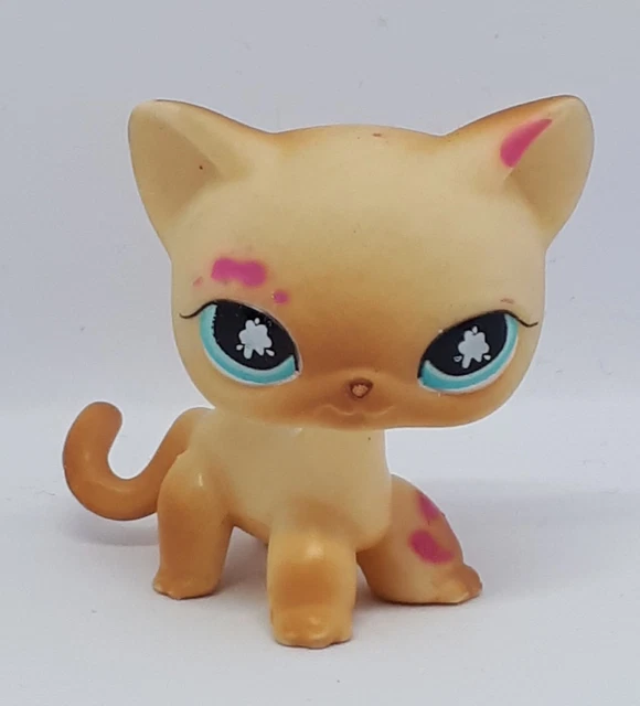 Figurine Littlest Pet Shop – Chat Européen Hasbro N°733 – Occasion