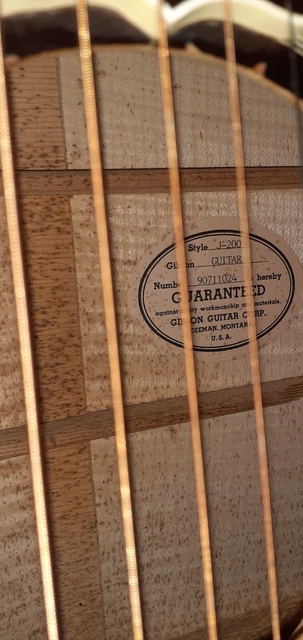 Acoustic Guitar  "GIBSON"  J-200  Standard -  1991 -   (Usa) 4