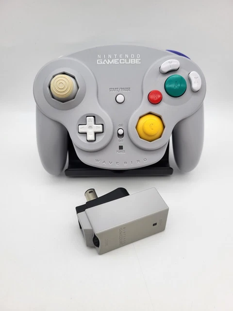NINTENDO GAMECUBE WAVEBIRD Wireless Controller Grau *Blitzversand* Sehr ...