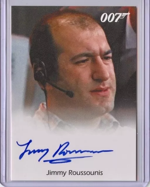 2017 James Bond Archives Final Edition JIMMY ROUSSOUNIS Full Bleed Autograph