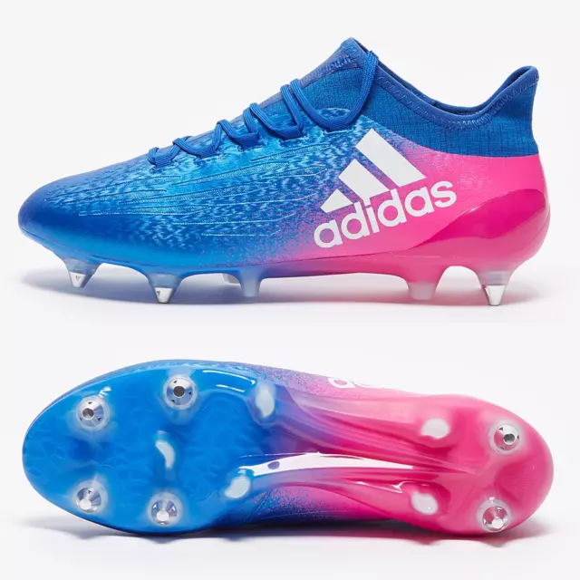 No esencial Sentimiento de culpa bala ADIDAS X 16.1 SG Mens Football Boots Blue Pink £170 RARE SIZE 7 8 9 10 11  12 $126.80 - PicClick