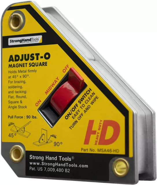 Strong Hand Tools Heavy Duty On/Off Switches Adjust-O Magnet Square MSA46-HD