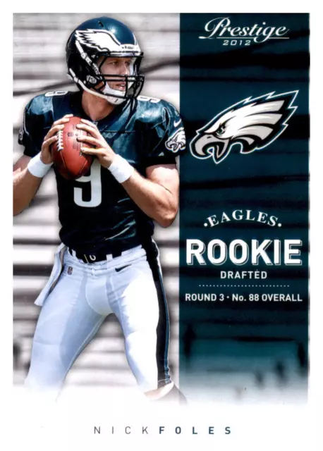 2012 Panini Prestige RC #232 Nick Foles Philadelphia Eagles