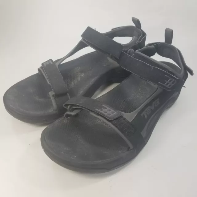 TEVA MINAM BLACK Hiking Strappy Sandals Men's 13 Wet Shoes $38.99 ...