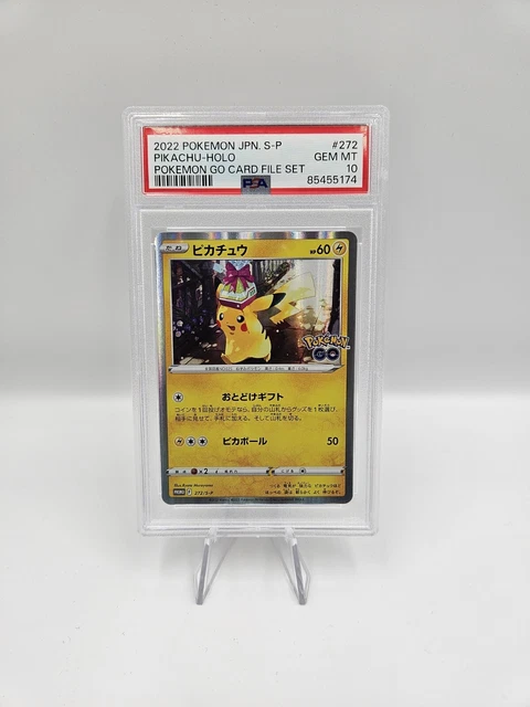 pokemon go card pikachu Pokémon TCG: Pikachu 272/S-P s10b - Pokemon GO PROMO HOLO MINT