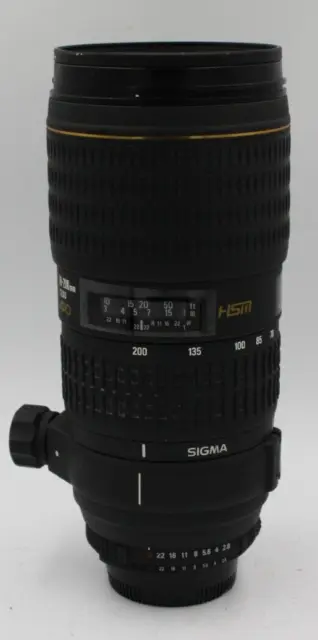 Téléobjectif Zoom Sigma 70-200MM F2.8 Apo Ex Dg HSM pour Nikon Tele Objectif