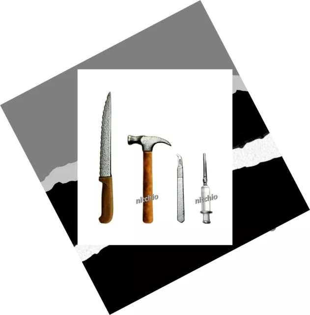 Mezco One:12 Halloween II Michael Myers – KNIFE, HAMMER, SCALPEL & SYRINGE 1/12