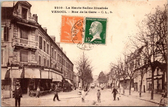 *47037 cpa Vesoul - Rue de La Gare