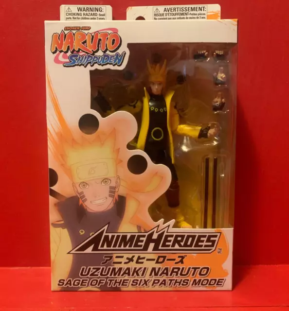 Naruto Sage Of Six Paths Mode Anime Heroes Bandai - Fun F007 - Noy