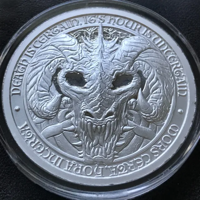 1 oz .999 Silver Destiny Series Draco Death Round New in capsule