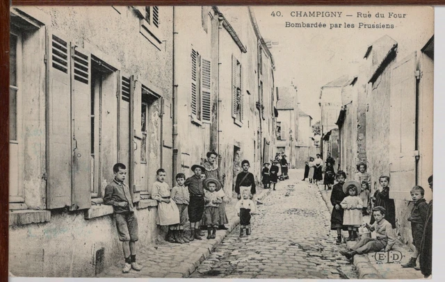 94 - CHAMPIGNY - Rue du Four - Bombardée par les Prussiens