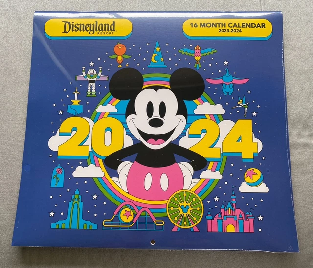 DISNEYLAND RESORT 16 Month Calendar 20232024 40.00 PicClick