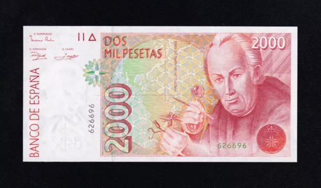 F.c. 2000 Pesetas 1992  , Sin Serie , S/C .