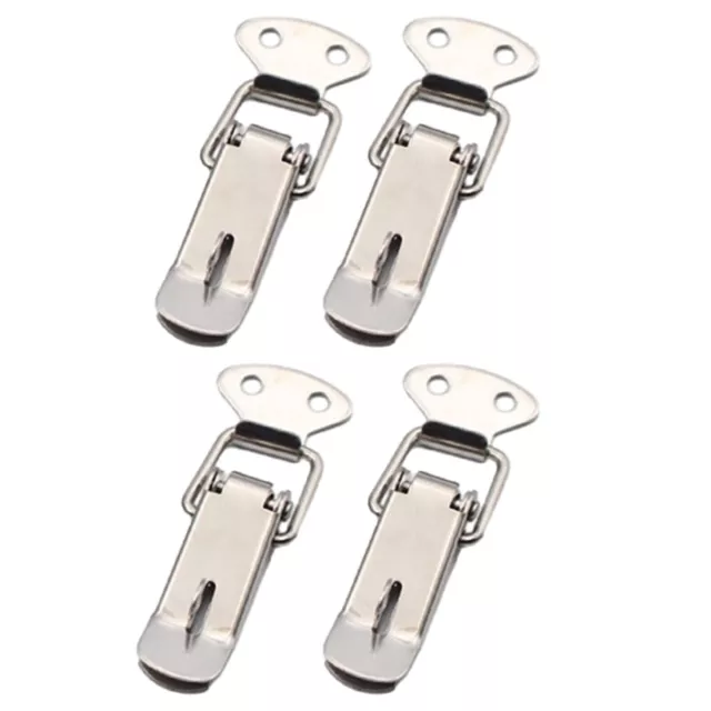 Rust Resistant Stainless Steel Spring Loaded Clamps Set of 4 Toggle Latches