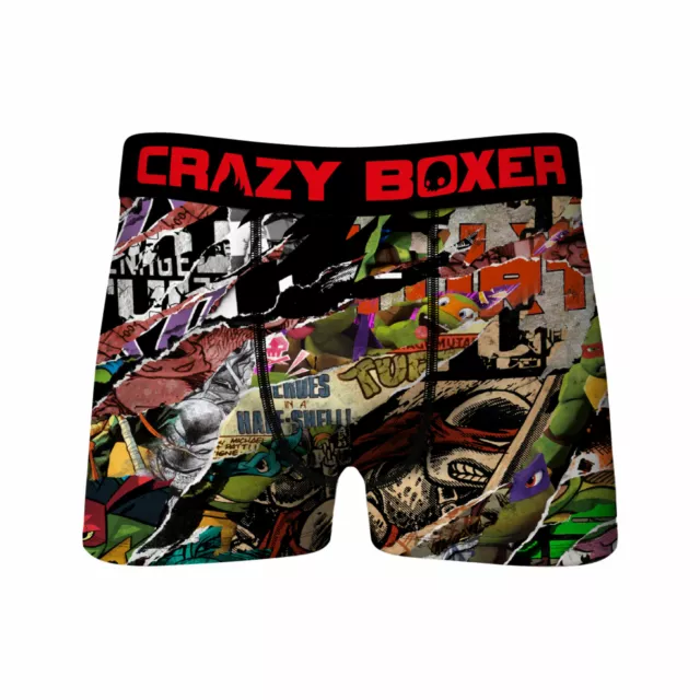 Crazy Boxers Teenage Mutant Ninja Turtles Comic Strips Boxer Briefs Multi-Color