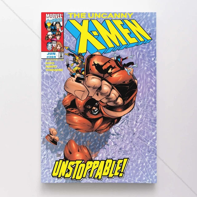 Uncanny X-Men Poster Canvas Vol 1 #369 Xmen Marvel Comic Book Art Print