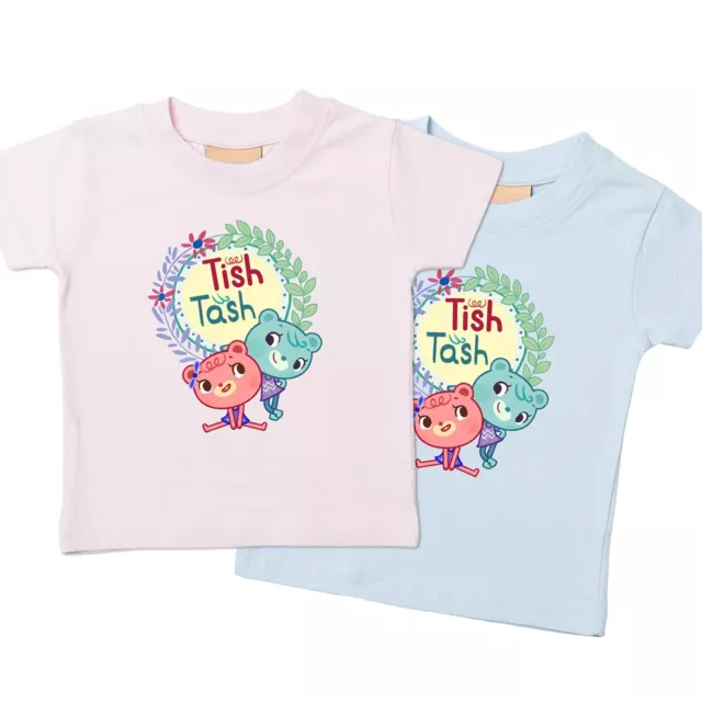 Tish Tash T-shirt baby toddler kids boys girls tshirt tee 100% cotton