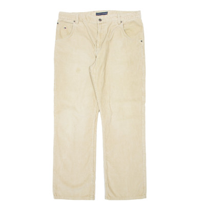 CARHARTT CLUB Beige Cotone Slim Etero Pantaloni da uomo W29 L32 