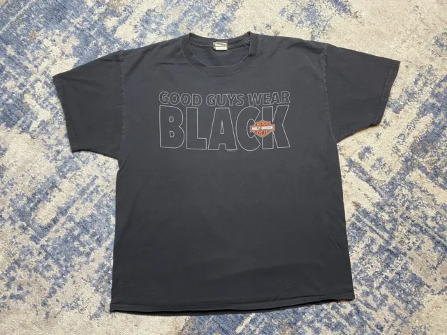 2015 Harley Davidson Good Guys Wear Black Canton Ohio T-Shirt XL