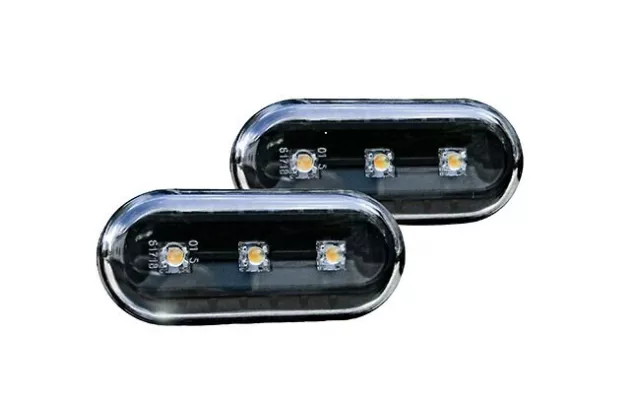 Für VW Passat Golf 3 4 Bora Polo Sharan Lupo LED Blinker Seitenblinker Schwarz