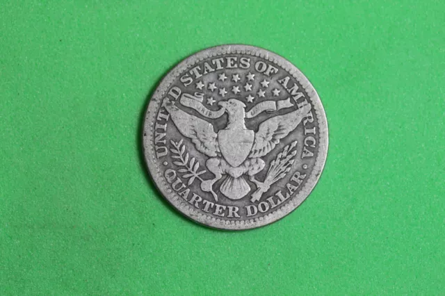 Estate Find 1914 - Barber Quarter!!  #K18709 2