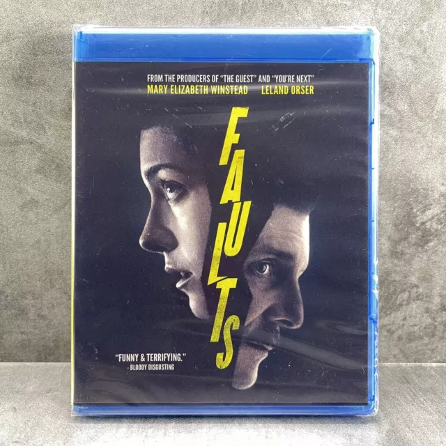 Faults (2014) Blu-ray 2015  Mary Elizabeth Winstead Leland Orser NEW! SEALED!