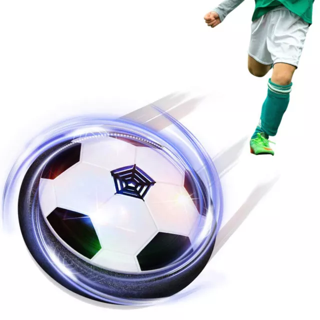 LED Air Fußball Hover Indoor Ball mit Spiel Spielzeug Beleuchtung Kinder Soccer