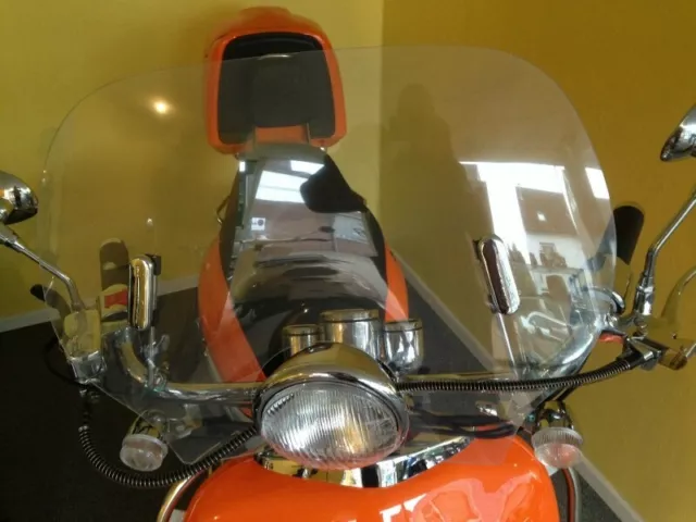 Roller Windschild-Windabweiser-Windschutz Retroroller Motorroller Scooter ZNEN