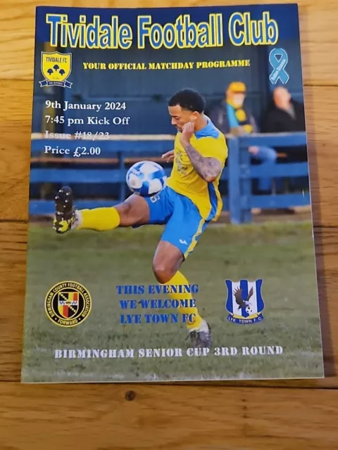 Tividale V Lye Town, Matchday Programme