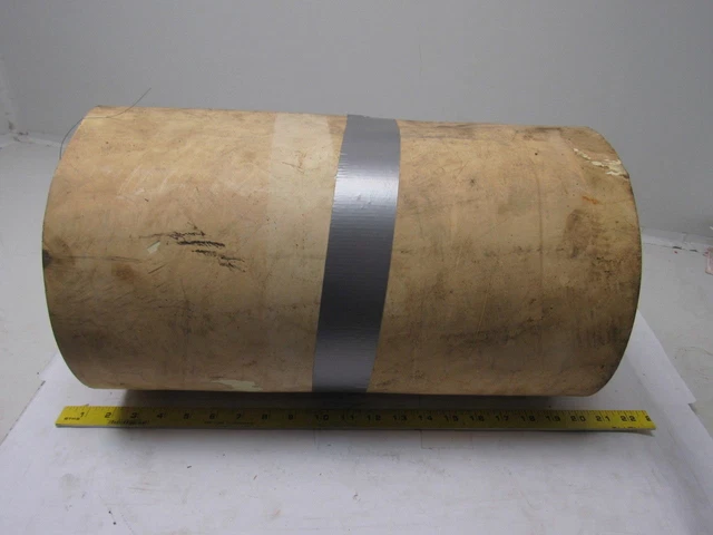 2 Ply Coated Nylon Woven Back Smooth Top Conveyor Belt 18"x46'x0.1085"