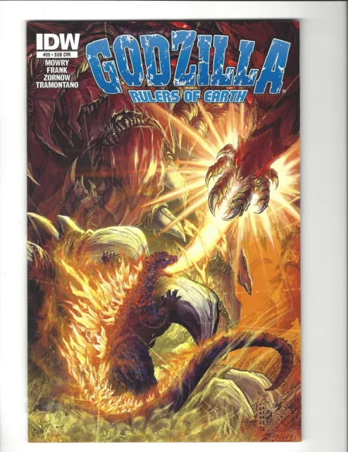 Godzilla Rulers Of Earth #25 Sub Cvr Jun 2015 Cover By Jeff Zomow 10.0 Gem Mint!