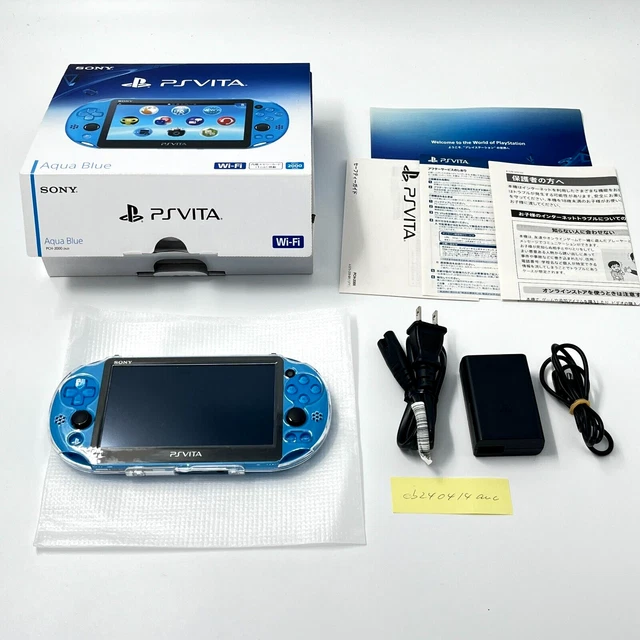 SONY PS VITA PCH-2000 ZA23 Aqua Blue [Excellent] Wi-Fi Model Used 