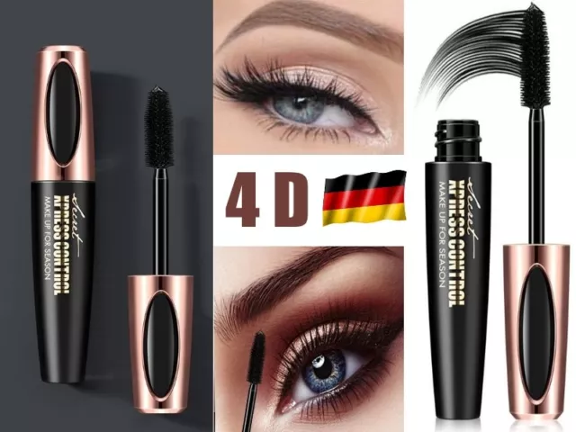 NEU !!!  4D SILK FIBER Wimperntusche SEIDEN FASER Volume Mascara Lash Schwarz