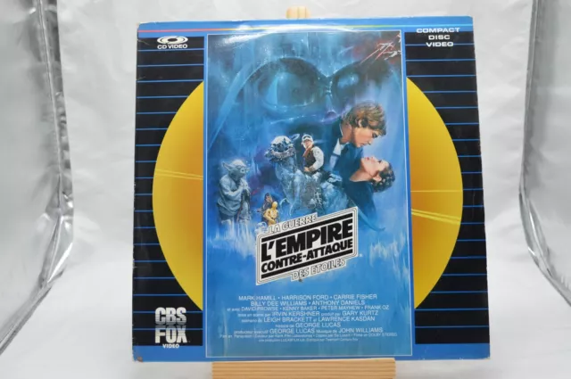 Laser Disc CD video CDV Star Wars la guerre des étoiles l'empire contre attaque