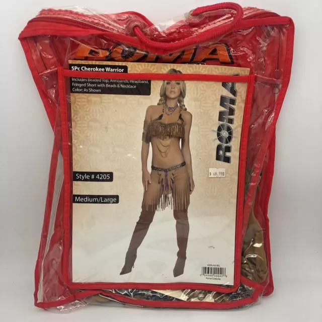 New Roma Cherokee Warrior Sexy Costume - Size M/L