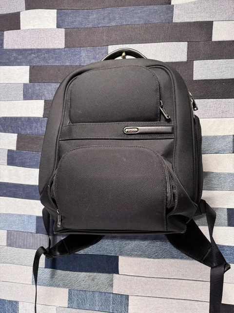 TUMI Black Alpha Hard shell Backpack Laptop Bag