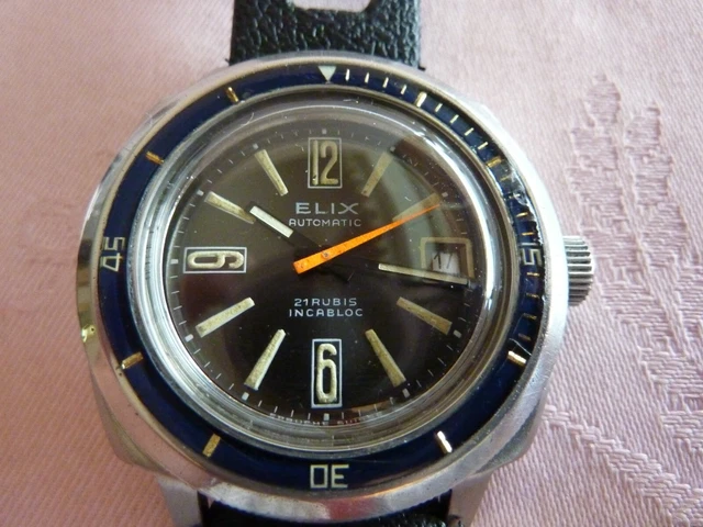 Montre Homme ELIX Automatique Acier - Occasion Fonctionnelle