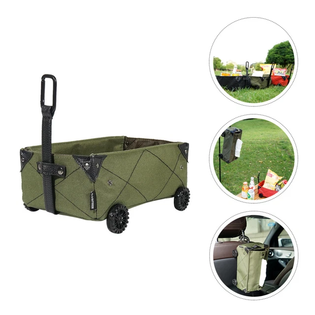 Camping Utility Wagon Camping Storage Box Car Travel Accessories Container