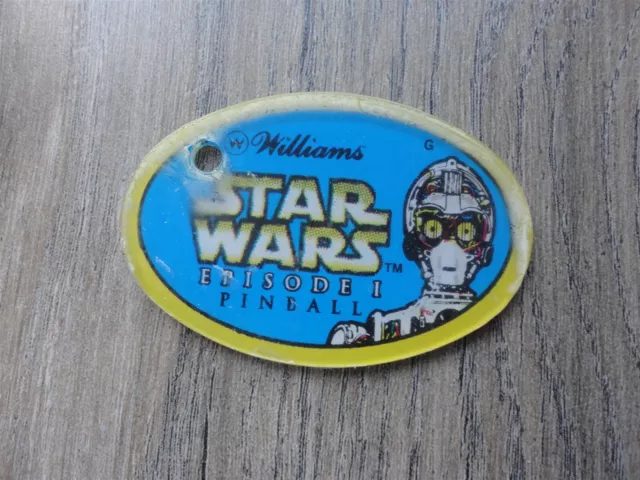 Star Wars Episode 1 Pinball Machine C3PO Key Chain
