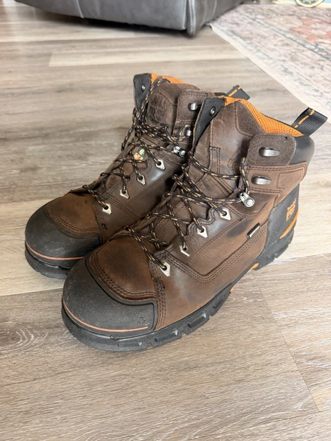 Astm Rounding TIMBERLAND PRO MEN’S Steel Toe Boots ASTM F2413-18 EH Slip Resistant 11 ...