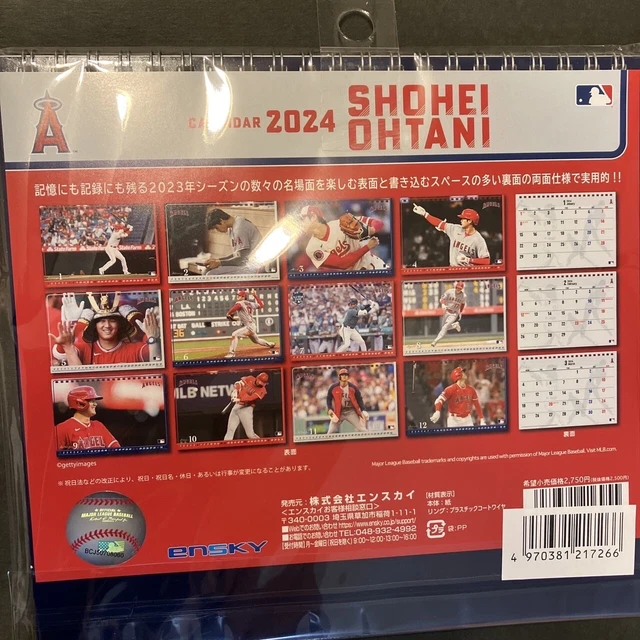 JAPANESE CALENDAR 2024 ohtani 138.38 PicClick CA