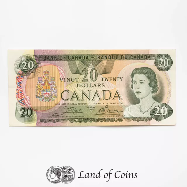 CANADA: 1 x 20 Canadian Dollar 1979 Banknote.