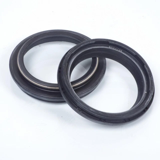 Joint Spi + Cache Poussière Fourche Yamaha XJ750R Seca 1981-1983 - Caoutchouc Haute Qualité